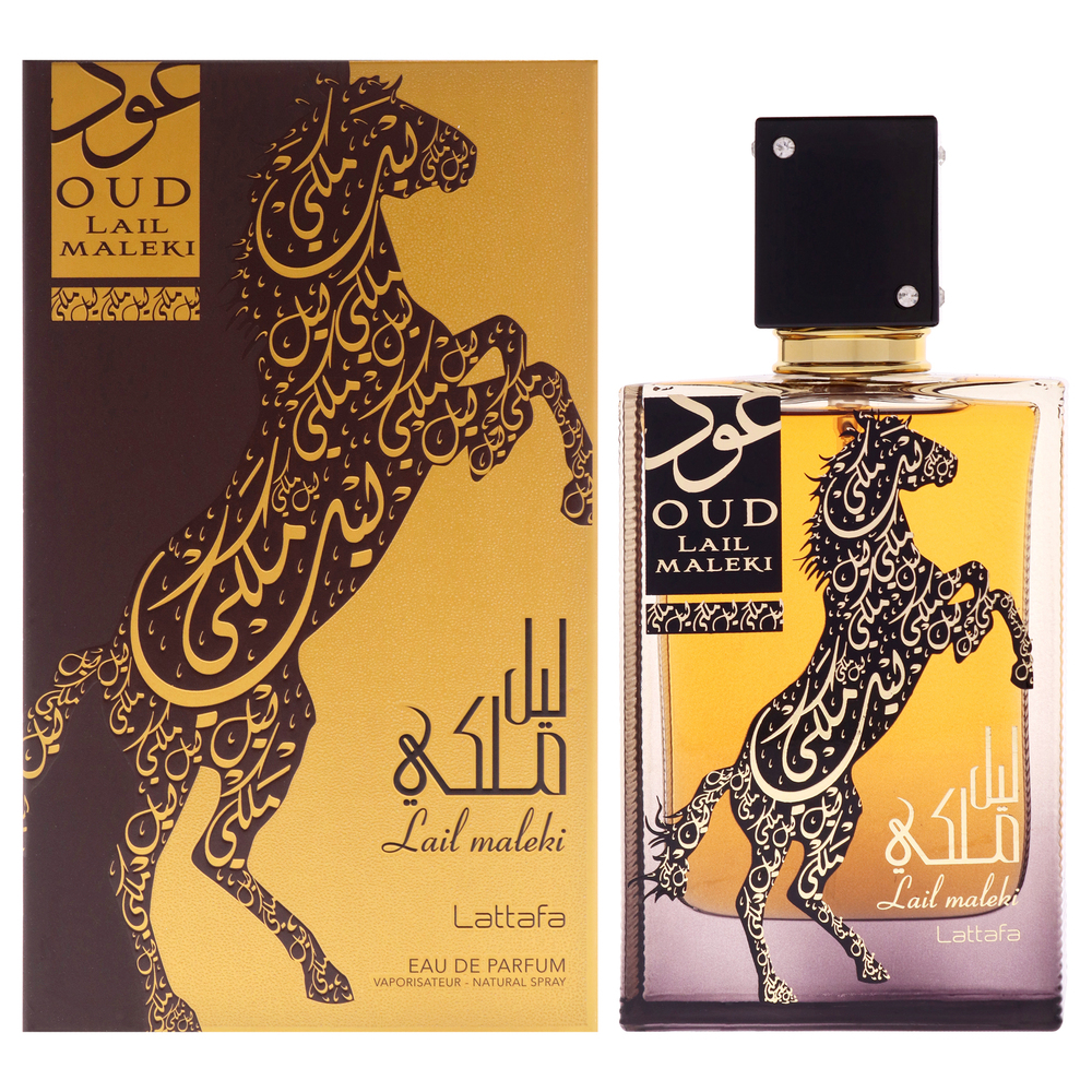 Oud Lail Maleki by Lattafa for Unisex - 3.4 oz EDP Spray